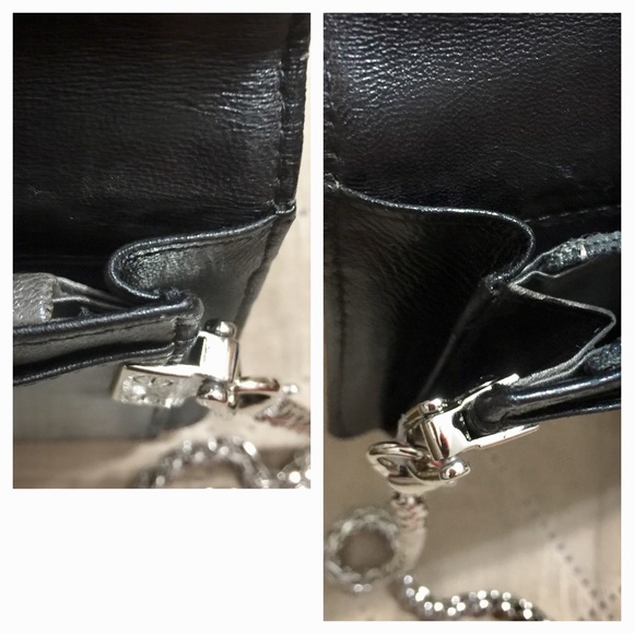 ❌❌CHANEL CC Logo Lamb Skin Wallet/Crossbody Bag 💼 - Picture 13 of 15